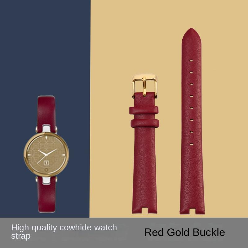 Pre Garmin lily smart Originálny kožený remienok na hodinky Dámsky módny remienok z hovädzej kože Náramok na zápästie Červený modrý hnedý biely módny Náramok 14mm