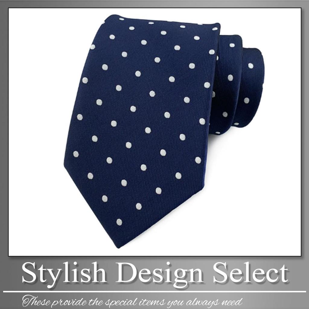 [Buzz Selection] Polka Dot Necktie - Business, Formal, Casual, Suit, Stylish Gift for Men AC546 (Purple)
