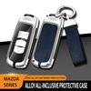 Metal Leather Car Key Case For Mazda 2 3 5 6 Gh Gj Cx3 Cx5 Cx9 Cx-5 Cx  Accessories Holder Shell Protect Set Car-Styling