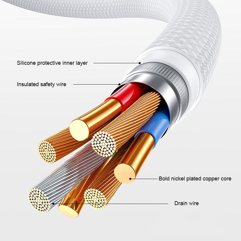 Digitální displej 100W Super nabíjecí kabel Typ-C na Typ-C PD 30W Rychlé nabíjení USB na Typ-C C-C Pro iphone 15 16 Xiaomi Huawei