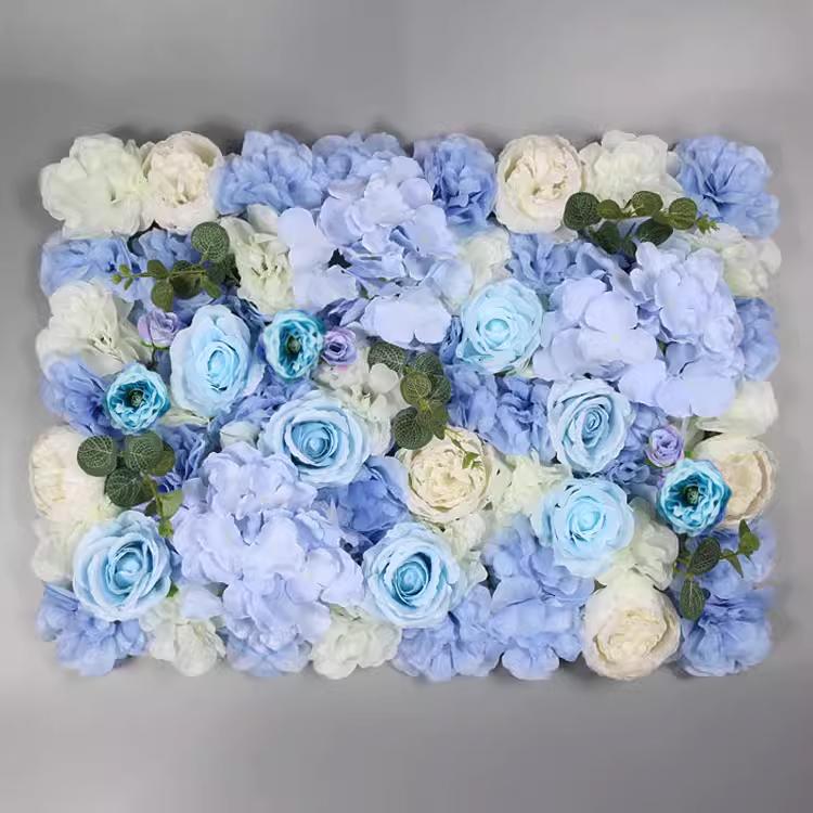 40*60cm Simulated Flower Wall Plant Background Wall Simulated Artificial  Flower Wall Decoration Indoor Scenery Wedding Roses