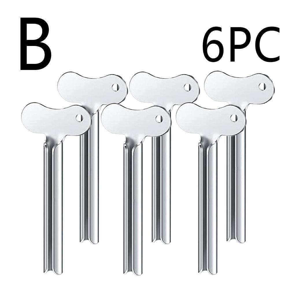 Portable Stainless Steel Toothpaste Squeezer & Hair Dye Dispenser Cleanser Squeezer, Bathroom Accessories, Half-Circle Wringer