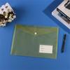 1Pcs with Label Pocket Document Files Folders Clear Envelope Popper Wallets  for School Office Home