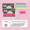 Kaisa Index Cards: Internet Celebrity Sticky Notes for Word Memory & Exam Prep