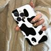 Cow Printed Phone Case for iPhone 17 Air 16 15 14 13 12 11 Pro Max Plus Mini Xs X 8 7 Soft Transparent Cover Fundas Accessory