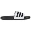 adidas Adilette Comfort Slip Resistant Slide Slippers Unisex Black White GZ5893