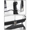 Zipper Lunch Bag Transparent Travel Storage Bag Toiletries Organizer Clear Beach Bag  Camping
