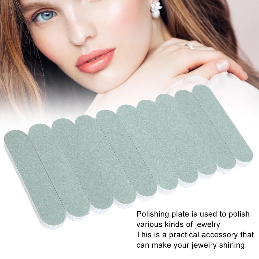 10Pcs Watch Jewelry Surface Abrasive Buffing Polishing Bar Silver Cleaning Tools