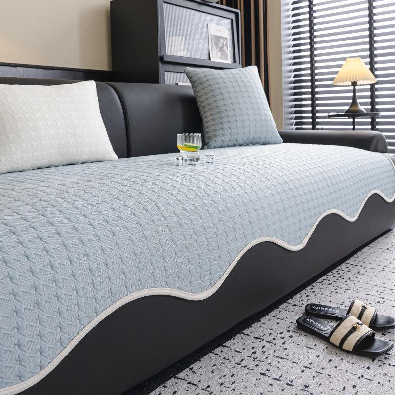 Ice Silk Special-Shaped Sofa Cushion New Summer Cool Leather Sofa Special Seat Cushion Light Luxury High-End Cool Cushion