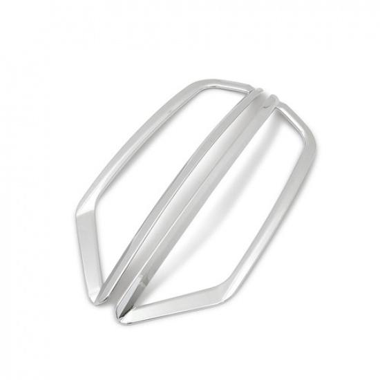 For Mazda Cx-5 Cx5 KF 2017-2021 Chrome Rear Fog Light Lamp Cover Trim Strip