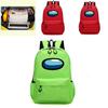 Among Us Spiel Schulterrucksack mit Kette für Kinder und Jugendliche Jungen Mädchen Schul- und Reiserucksack
