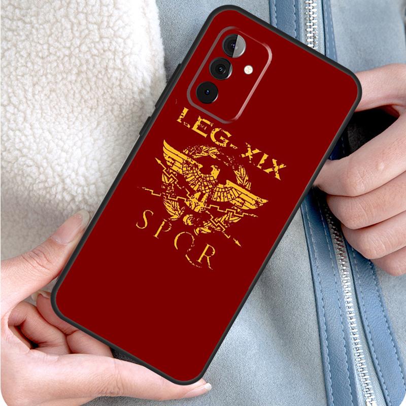 Roman Empire Legionary Shield Emblem Phone Case For Samsung Galaxy A15 A25 A35 A55 A54 A34 A14 A13 A33 A53 A12 A32 A52 A71 A51