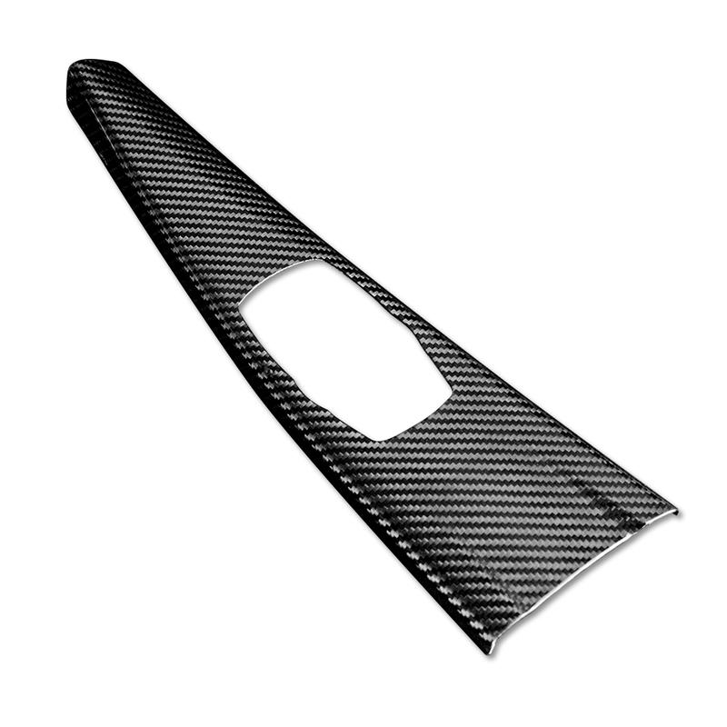 Hard Dry Carbon Fiber For BMW F30 F31 F32 F34 F36 M3 F80 LHD RHD Car Multimedia Knob Button Panel Cover Sticker Trim Accessories