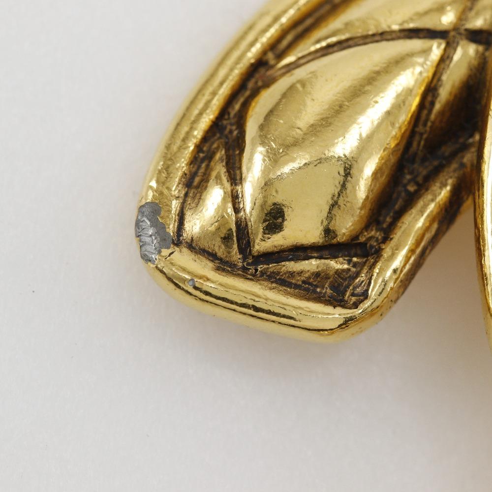 Chanel Matelasse COCO Markenzeichen Brosche vintage Vergoldet 38,3g Damen Gebraucht