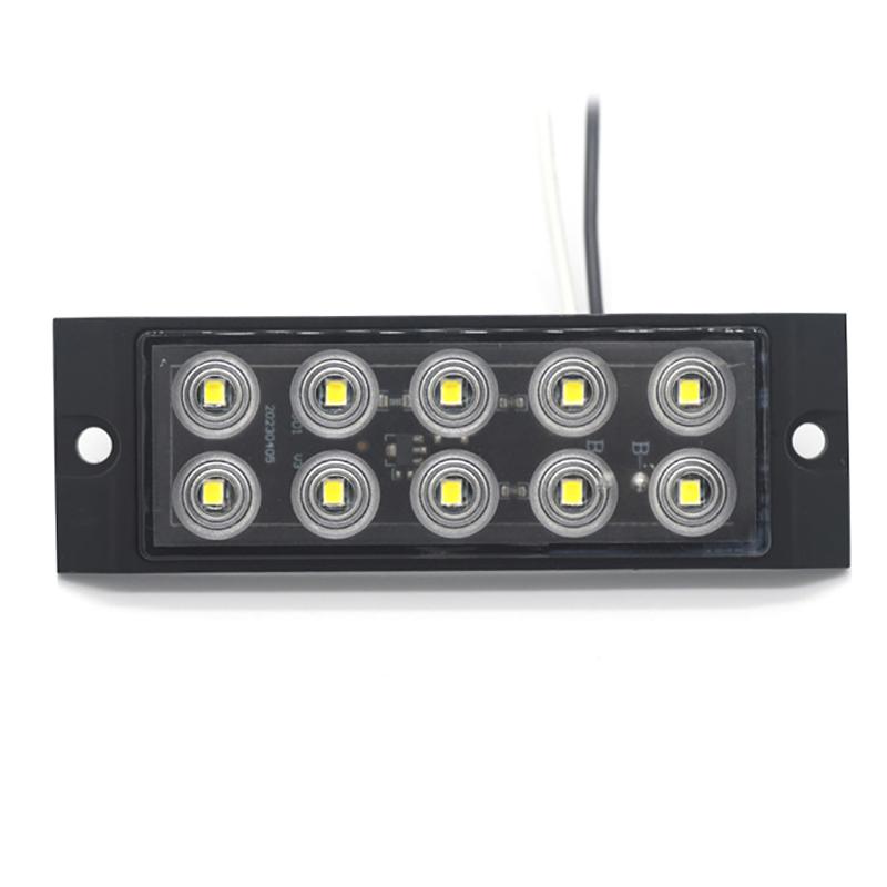 1Pcs 12-24V 10 Leds Trailer Lights Waterproof Double Sides Marker Trailer Lights Car Truck Rear Tail Lamps Warning Signal Lights