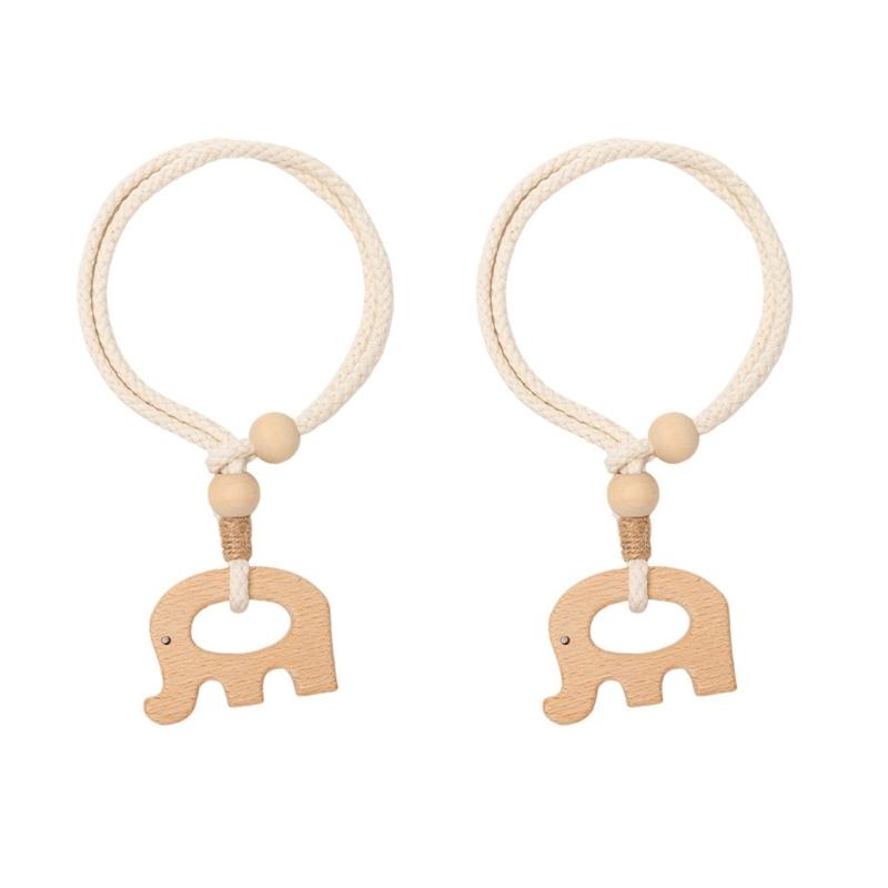 Curtain Tiebacks Decorative Window Curtain Holdback Buckles Animals Curtain Tie Backs Holder for Home Office Decors