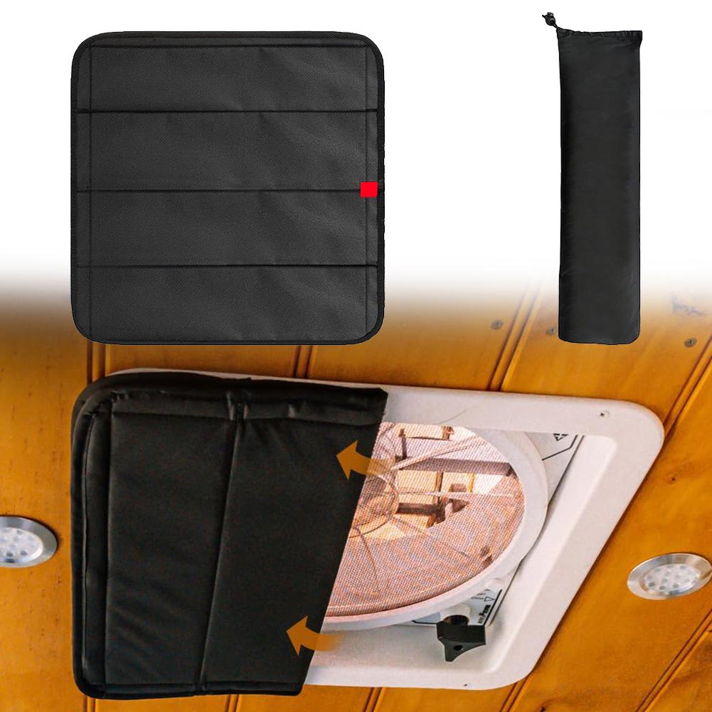 Insulated Fan Cover Roof Ventilation Cover Camping Compact Storage Complete Light Protection First-class Insulation