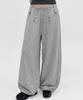 THE GREEN LAB Napoleon Button Balloon Jogger Pants [Melange Grey]