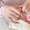 Korean Style Adjustable Bow Ring: Elegant Sweet Design for Women
