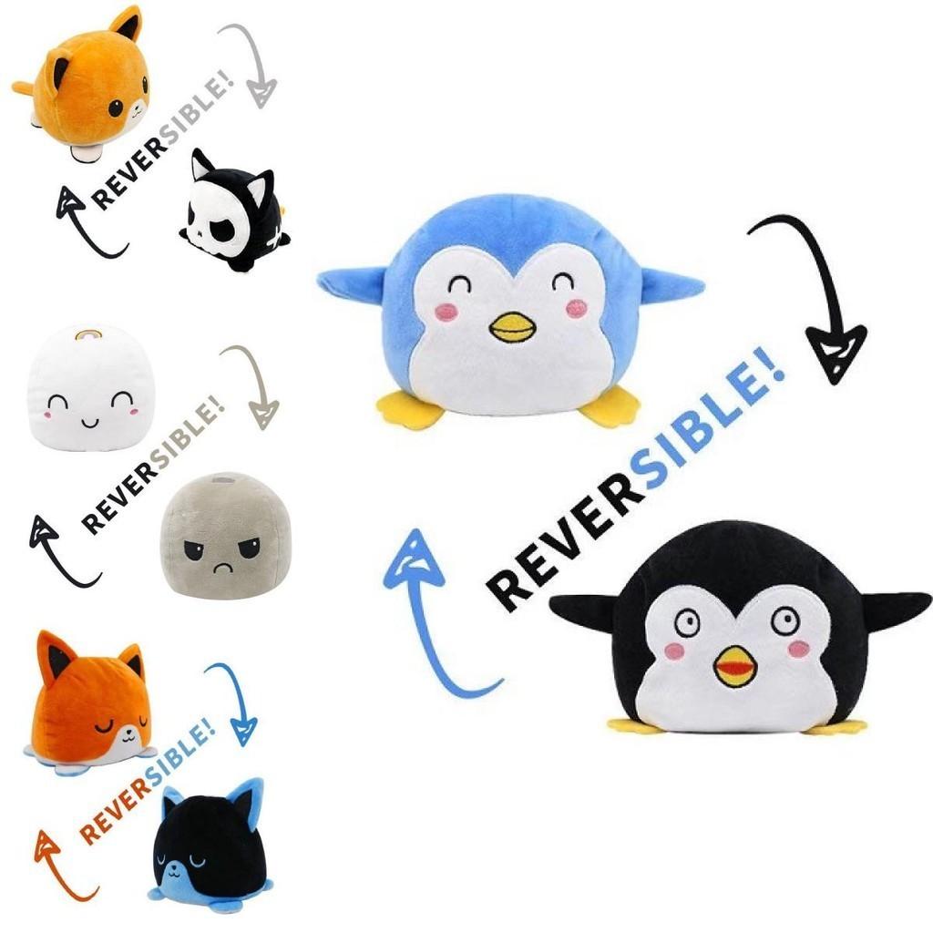 Double-sided Reversible Flip Cat Plush Toy With Super Soft And Lifelike Features