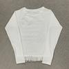 Abbigliamento Y2K Primavera e Autunno Personalizzato con Stampa di Note Musicali Grembiule Bordo Piccola Gonna Design Girocollo Top