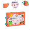 Reusable Sticker Book Activity Binder Brain Teaser Removable for Kids Girls Boys