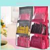 Modern Minimalist Storage Hanging Bag With Pvc Coating For Wardrobe Organization
