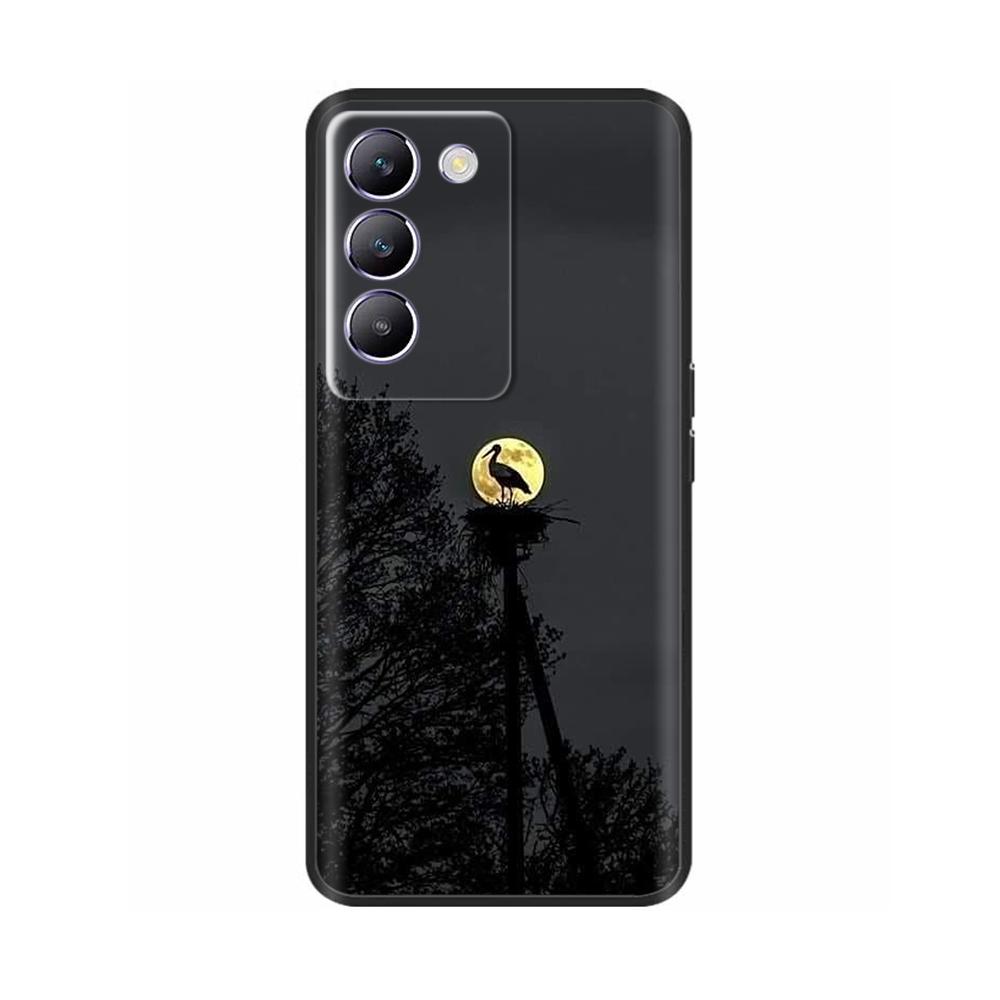 Shockproof Cover For Vivo V40 SE 5G T3 Y200e 5G V40SE Animal Painted Phone Back Cover Soft Silicone Case For Vivo T3 V40 SE Capa