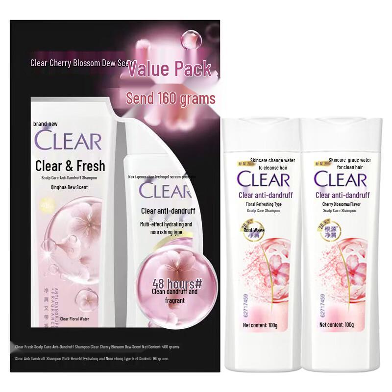 

Clear Anti-Dandruff Shampoo Cherry Blossom Dew