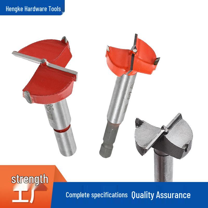 Woodworking Flat Wing Drill Set - Hole Opener for Wood, Hinge, and Door Drilling