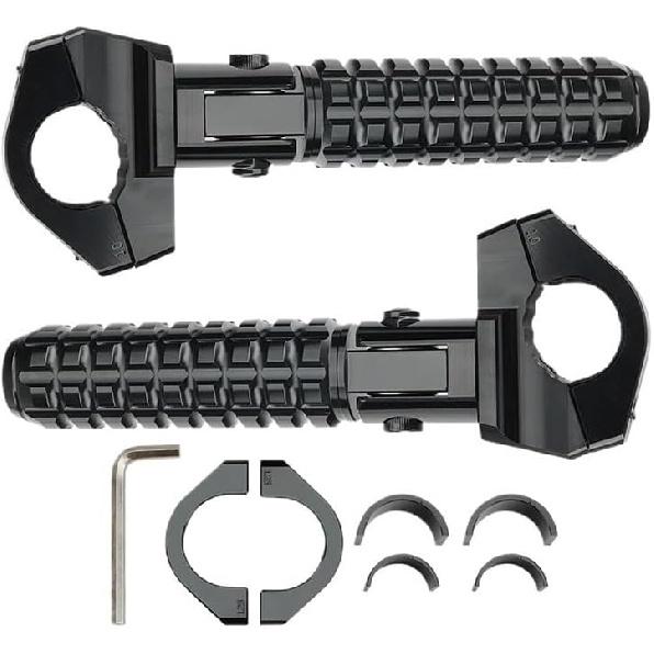 

Motorcycle Foot Pedals Rests for R1200GS R1250GS R1300GS Universal Footrest F900 F850 F750 G310 GS R S1000 M1000RR Foldable Foot Pegs Pedals Moto чёрный