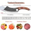 Stainless Steel Chef Knife Utility Knife 1PCS Kitchen Tool Professional Knife Meat Cleaver Butcher Knife
