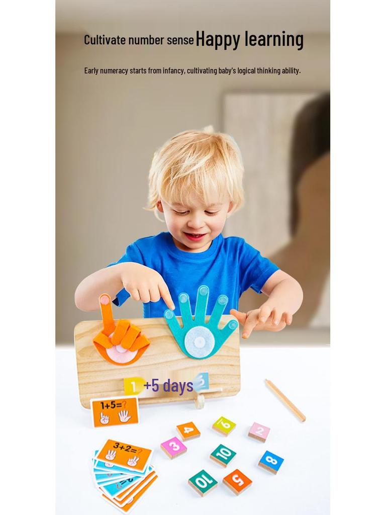Montessori Math Learning Aids for Kids: Educational Toys for Addition & Subtraction