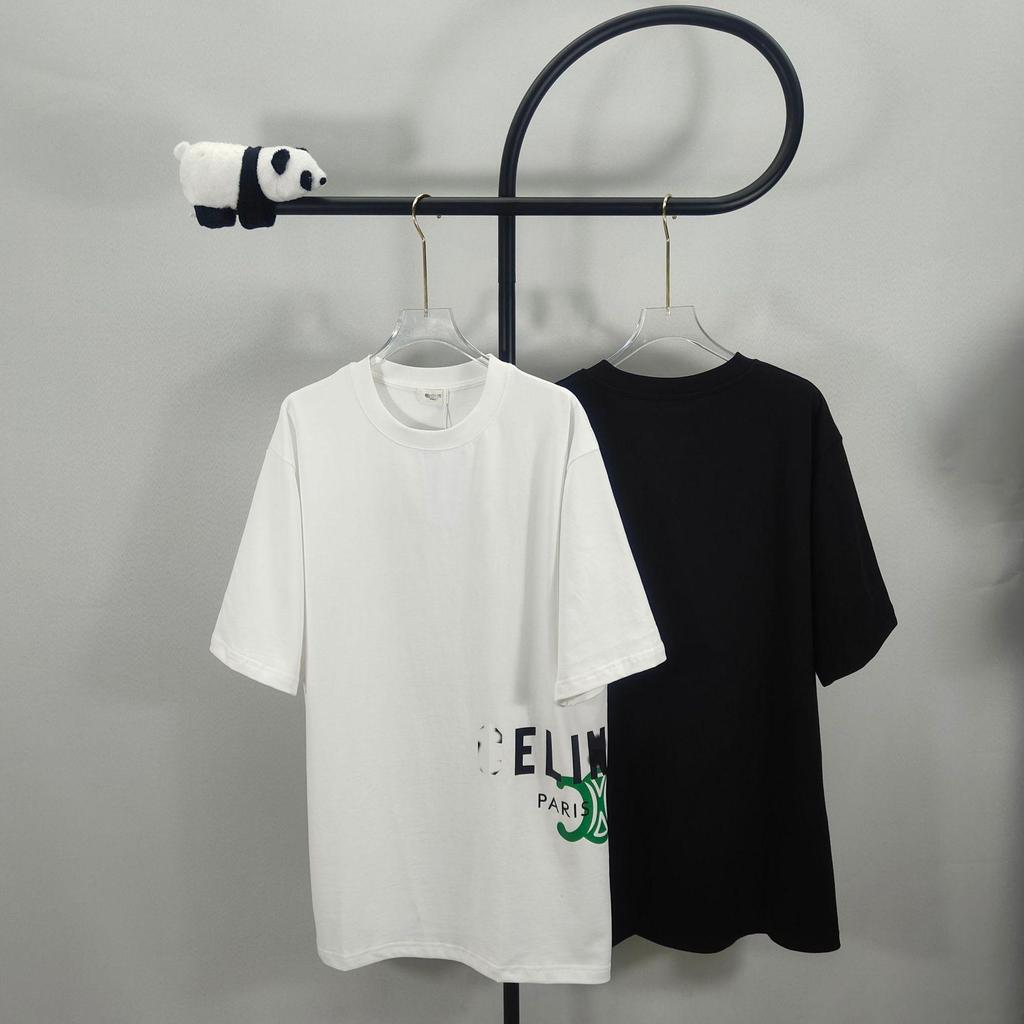 New Unisex Letter Print T-Shirt - Spring/Summer Casual Loose Short Sleeve Top