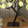 Rose Tree Table Lamp with USB Power Artificial Bonsai Flower Night Light for Bedroom Living Room Wedding Romantic Valentine’s Day Mother’s Day Gift