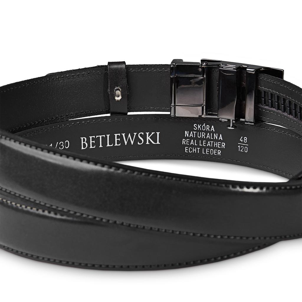 AUTO-LIC30 CZ 95_K3 Men' leather belt AUTOMATIC +CERTIFICATE