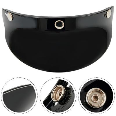 250mm X 80mm Motosiklet Kaskı Siperlik Aksesuarları Siyah Kasklar