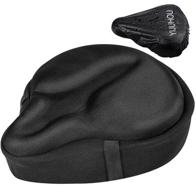 Bicycle Saddle Cover with Waterproof Cover and Saddle Cushion Prevents Sore Compatible with City Electric and Exercise Bikes Ideal for Commuting and -