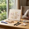 Adjustable Embroidery Stretcher Frame Kit Stable Wooden Pieces with