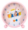 Factory Direct New Cute Cartoon Alarm Clock Quartz Table Type Small Home Office Bedroom Living Room Student Dormitory Artifact M