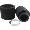 Universal 41mm 42mm 43mm Angled Double Foam Pod Performance Filter 50cc 70cc 90cc 110cc 125cc ATV Quad Scooter Go Kart Moped Pit Dirt Super Pocket