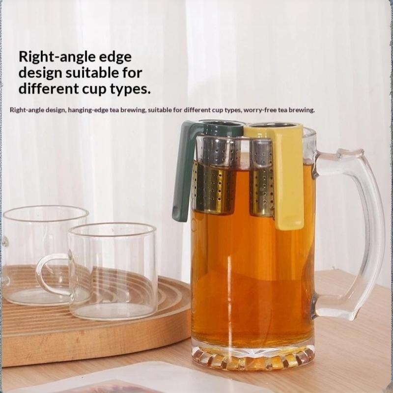 Tea Infusers Strainers Sieve Stainless Steel Infusers Teaware Tea Leaf Filter Diffuser Infusor For Daily Loose Leaf Tea Brewing