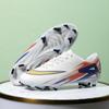 Football shoes low-top men's and women's FG spikes student competition adult-made spikes lawn training shoes one piece 2025