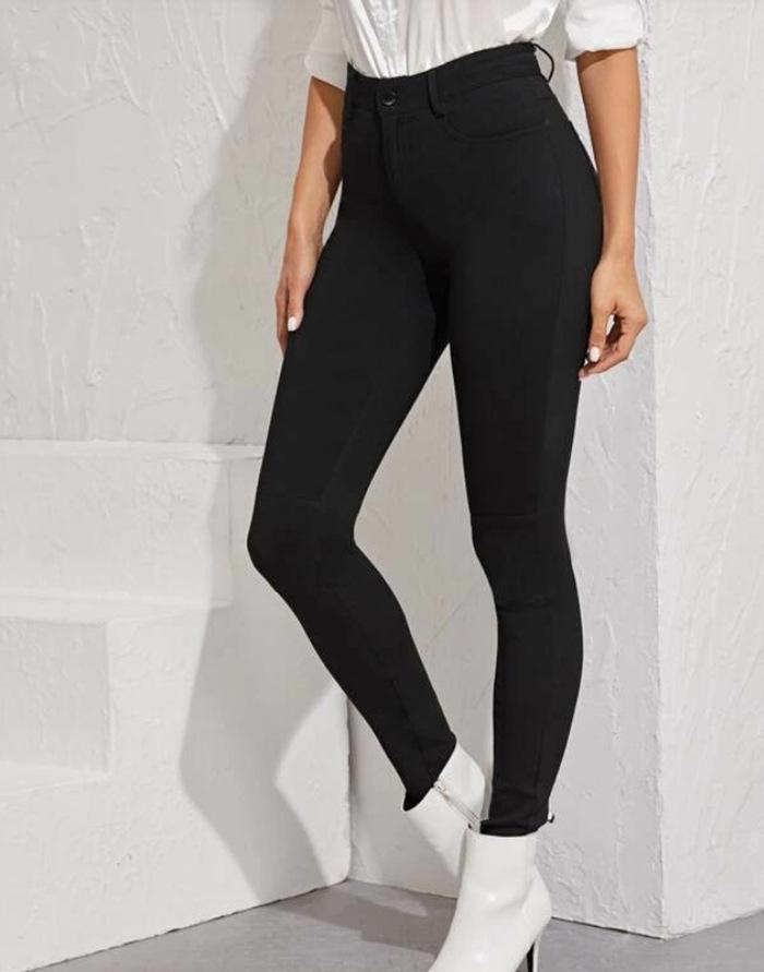 2021 Spring & Autumn Women's High Waist Stretch Jeans - European/American Style