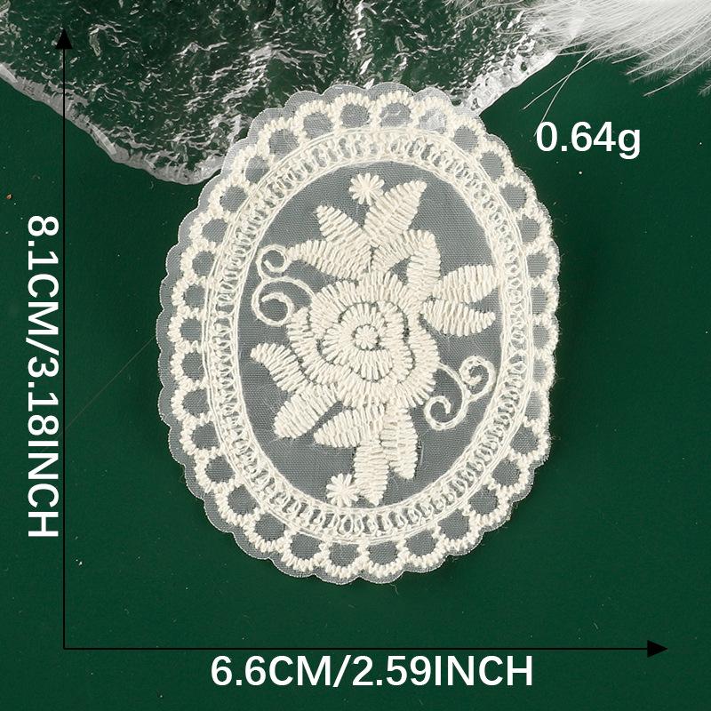 Cartoon Lace Bow Lace Embroidery Sticker Diy Hand Account Accessories Accessories Brooch Hairpin Hair Accessories Accessories Cloth Sticker