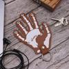 Punk Hand Keychain Holder Five Finger Hand Bone Key Bag Pendant  Hanging Accessory