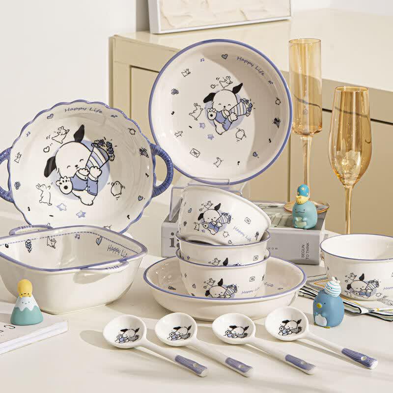 Cute Cartoon Ceramic Dinnerware Set