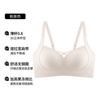 New soft support underwear women gather small breasts without steel rings, light and thin upper support anti-sagging and anti-expansion bra