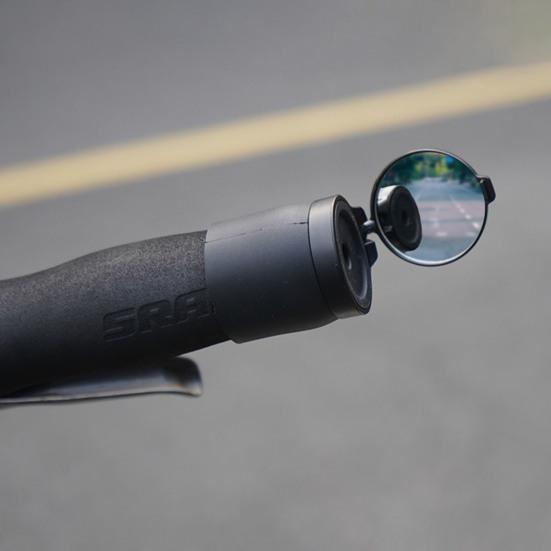 1 Pair Bicycle Rear View Mirrors Wider View Adjustable Universal 360-Degree Rotating Mini Bike Handlebar Mirrors