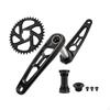 Mountain Bike Crankset OnePiece Straight Mount 170 Mm Crank Arms with Spindle for Cyclists,